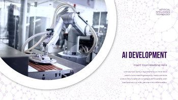 AI Technology Best Presentation Design PowerPoint Template – Neural ...
