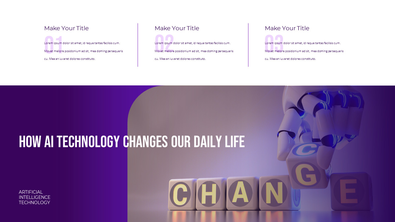 AI Technology Best Presentation Design PowerPoint Template – Neural ...