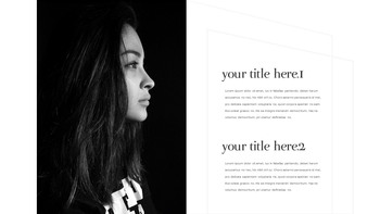 单色 PowerPoint模板_04