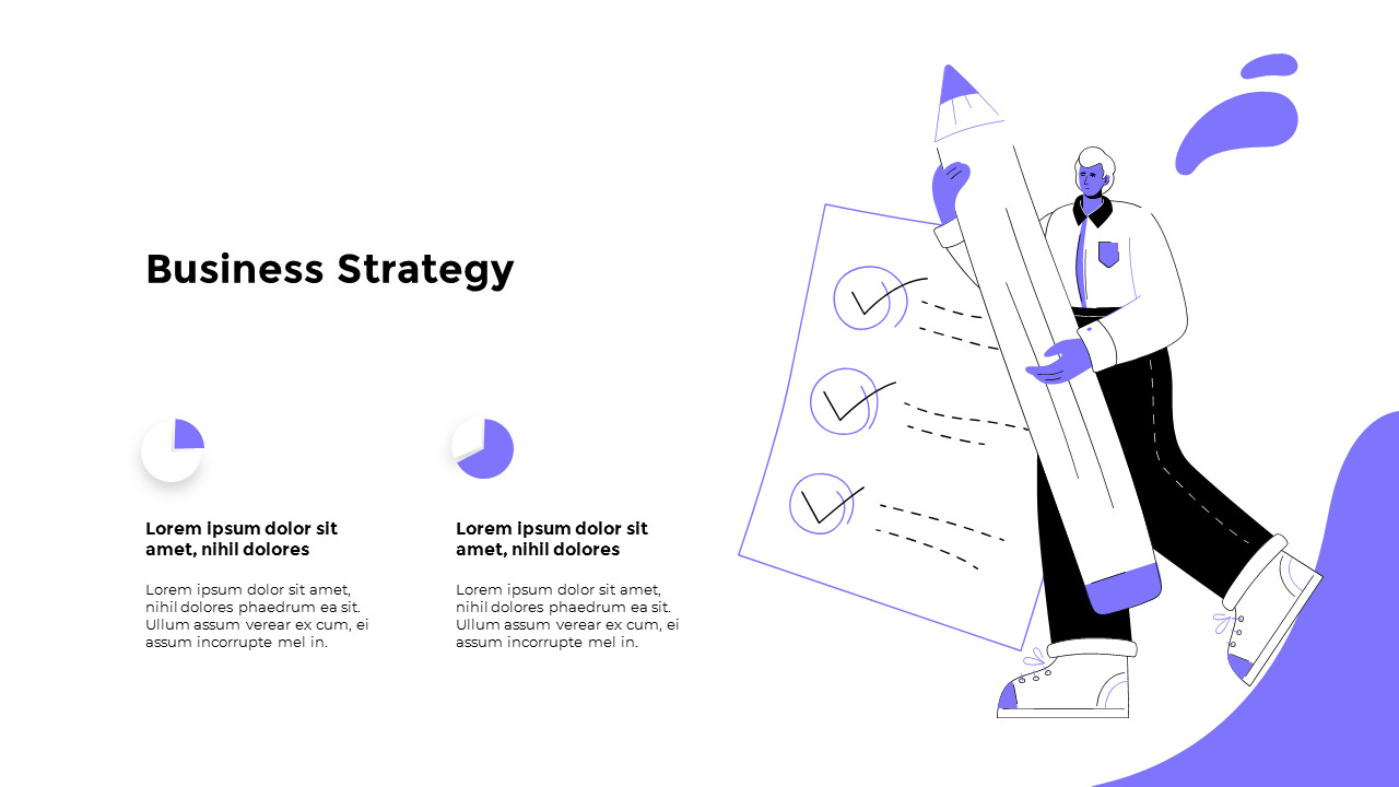 Flat Illustration Pitch Deck Design Animation PowerPoint Template