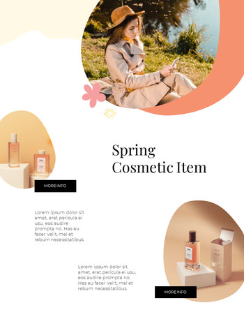 Spring Fashion Item Look Book Design Template Theme Presentation Templates_22