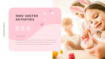 Easter Party best presentation template_19