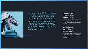 Water Experiment School Science Theme PowerPoint Template