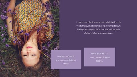 Lavender Presentation PowerPoint Templates Design|Lifestyle
