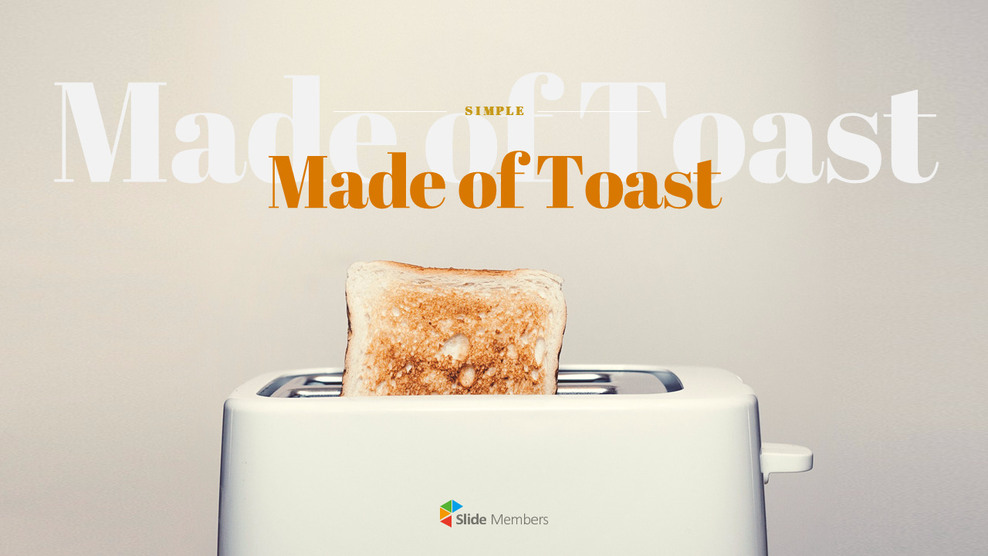 Aus Toast Design der Präsentationsfolie_01