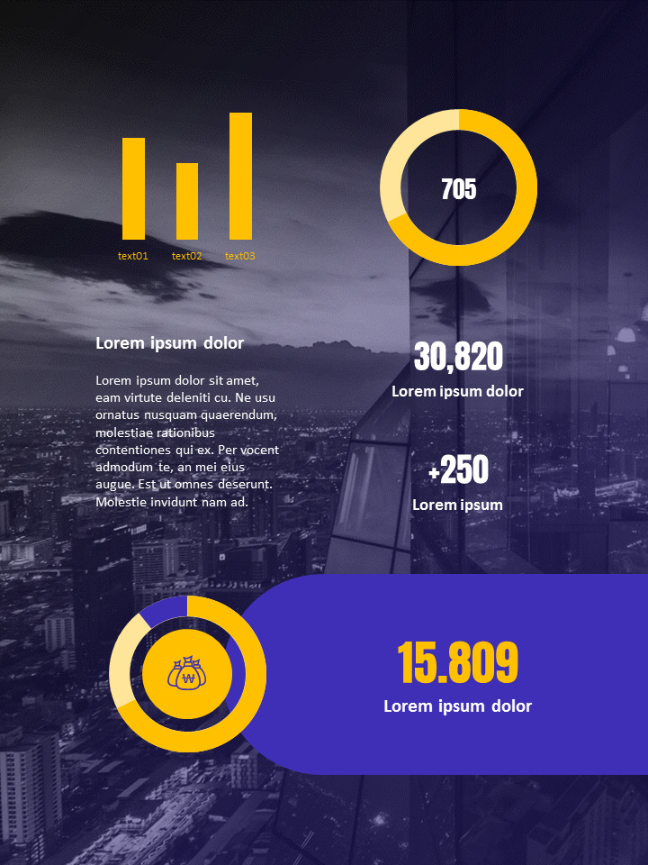 Financial Company Report Template Design Google Slides Templates