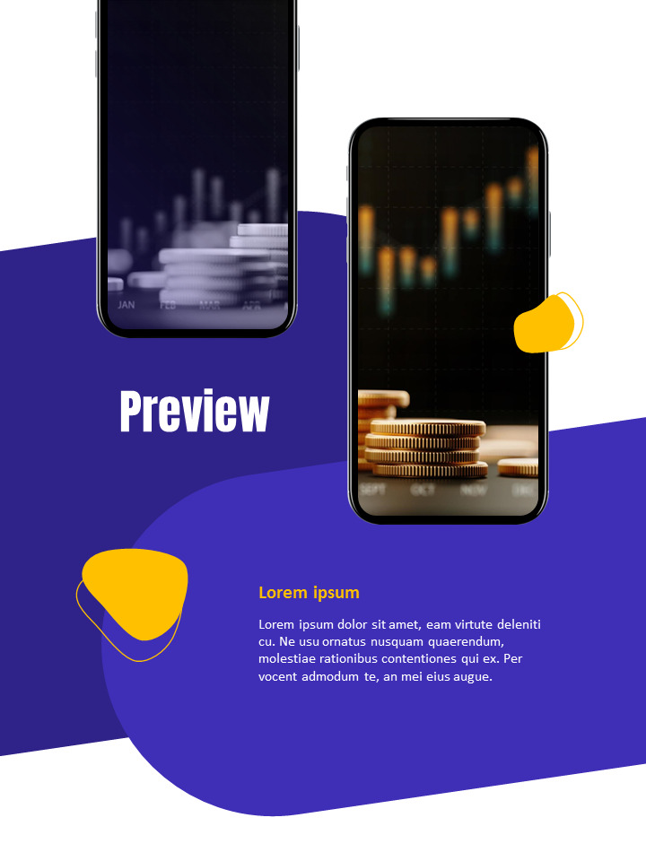 Financial Company Report Template Design Google Slides Templates