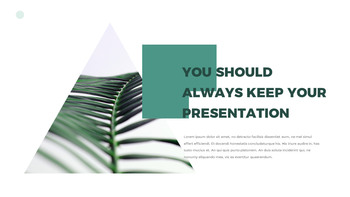 녹색 잎 파워포인트 프레젠테이션 슬라이드_09