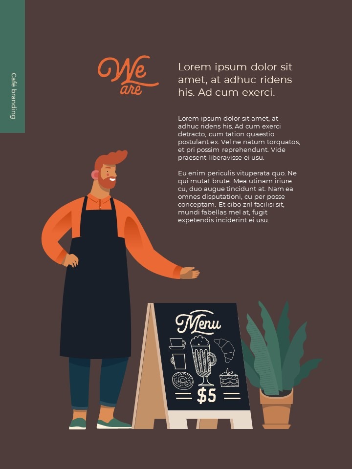 Cafe Brand Visual Identity Coffee Theme PowerPoint Template – Mocha ...