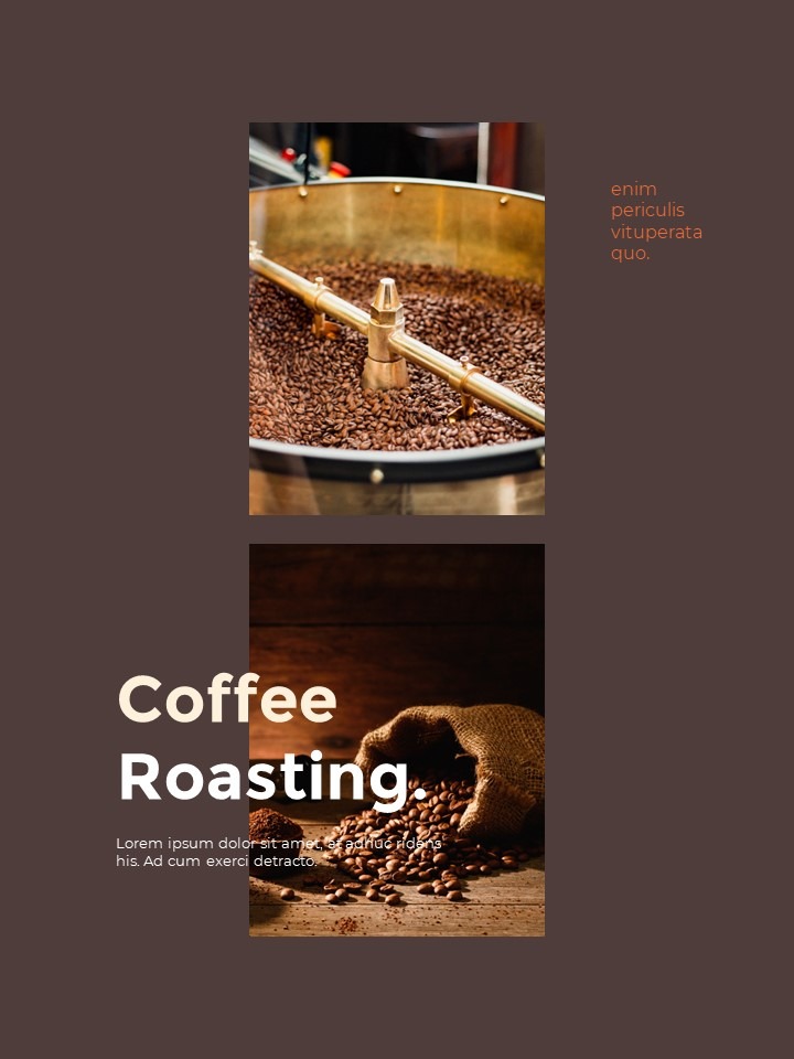 Cafe Brand Visual Identity Coffee Theme PowerPoint Template – Mocha ...