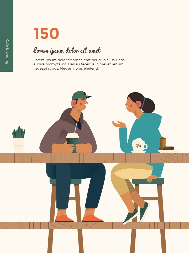 Cafe Brand Visual Identity Coffee Theme PowerPoint Template – Mocha ...