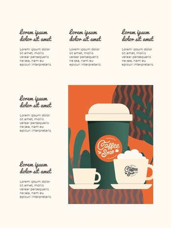 Cafe Brand Visual Identity Coffee Theme PowerPoint Template – Mocha ...