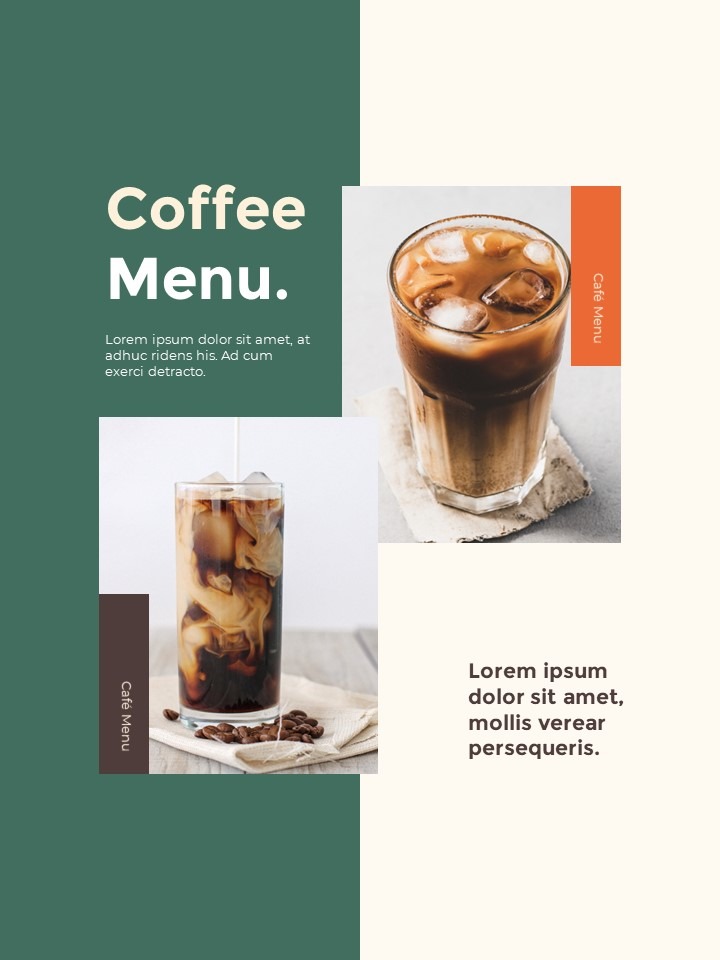 Cafe Brand Visual Identity Coffee Theme PowerPoint Template – Mocha ...