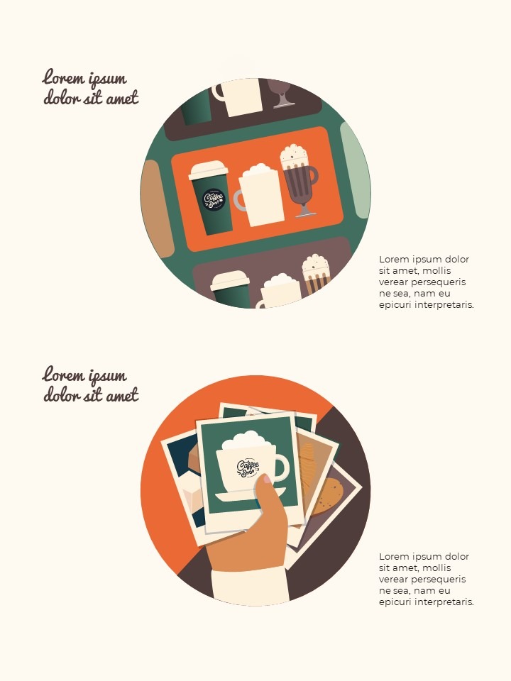 Cafe Brand Visual Identity Coffee Theme PowerPoint Template – Mocha ...