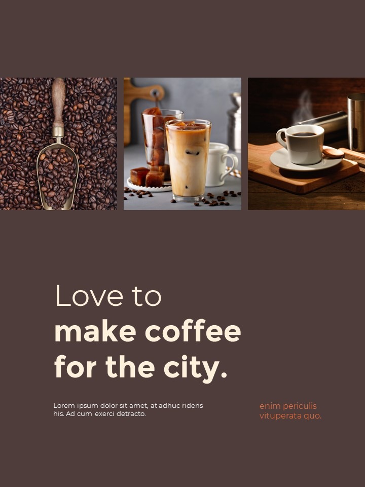Cafe Brand Visual Identity Coffee Theme PowerPoint Template – Mocha ...
