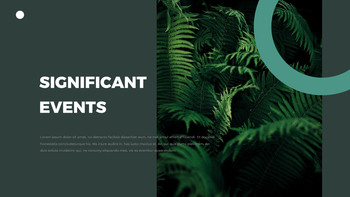 녹색 잎 파워포인트 프레젠테이션 슬라이드_19