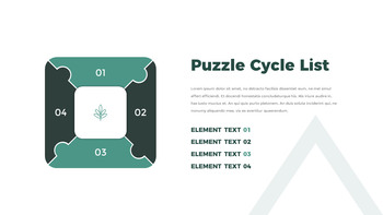 녹색 잎 파워포인트 프레젠테이션 슬라이드_26