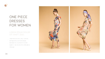 一件连衣裙 商业计划PPT下载_04