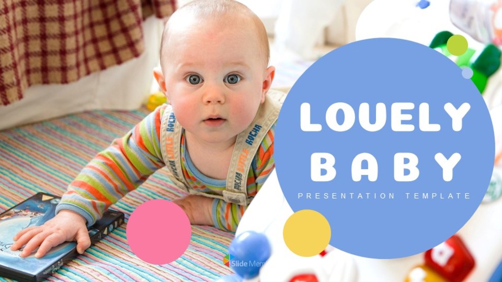 Lovely Baby Simple Google Slides Templates_01