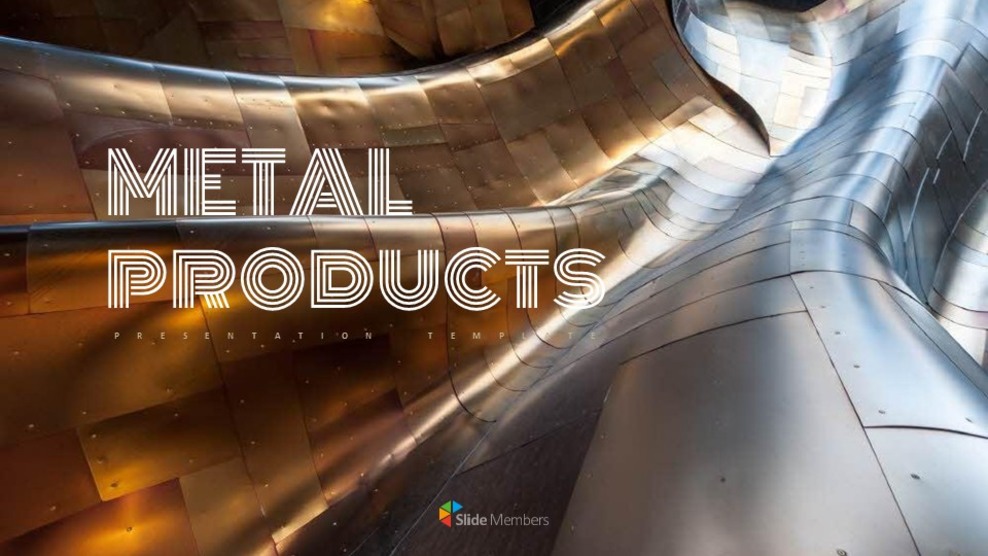 Metallic object Simple Google Slides Templates_01