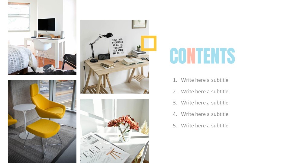 Simple furniture Simple Slides Design