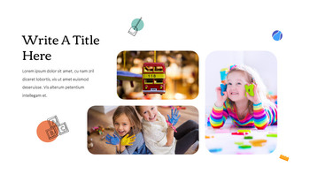 六一儿童节 幻灯片模板_07