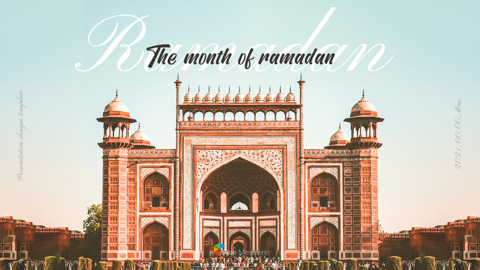 라마단의 달 피피티 템플릿 디자인_01