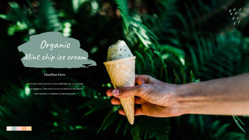 Glace Bio Modèle de diapositives Google facile_07