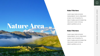 大自然 谷歌幻灯片模板图设计_06