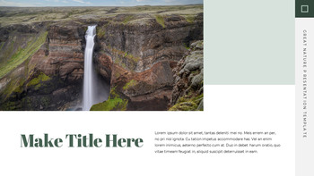 大自然 谷歌幻灯片模板图设计_10