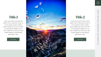 大自然 谷歌幻灯片模板图设计_16