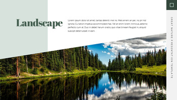 大自然 谷歌幻灯片模板图设计_19