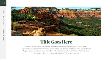 大自然 谷歌幻灯片模板图设计_23