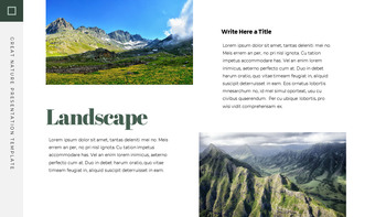 大自然 幻灯片模板_08