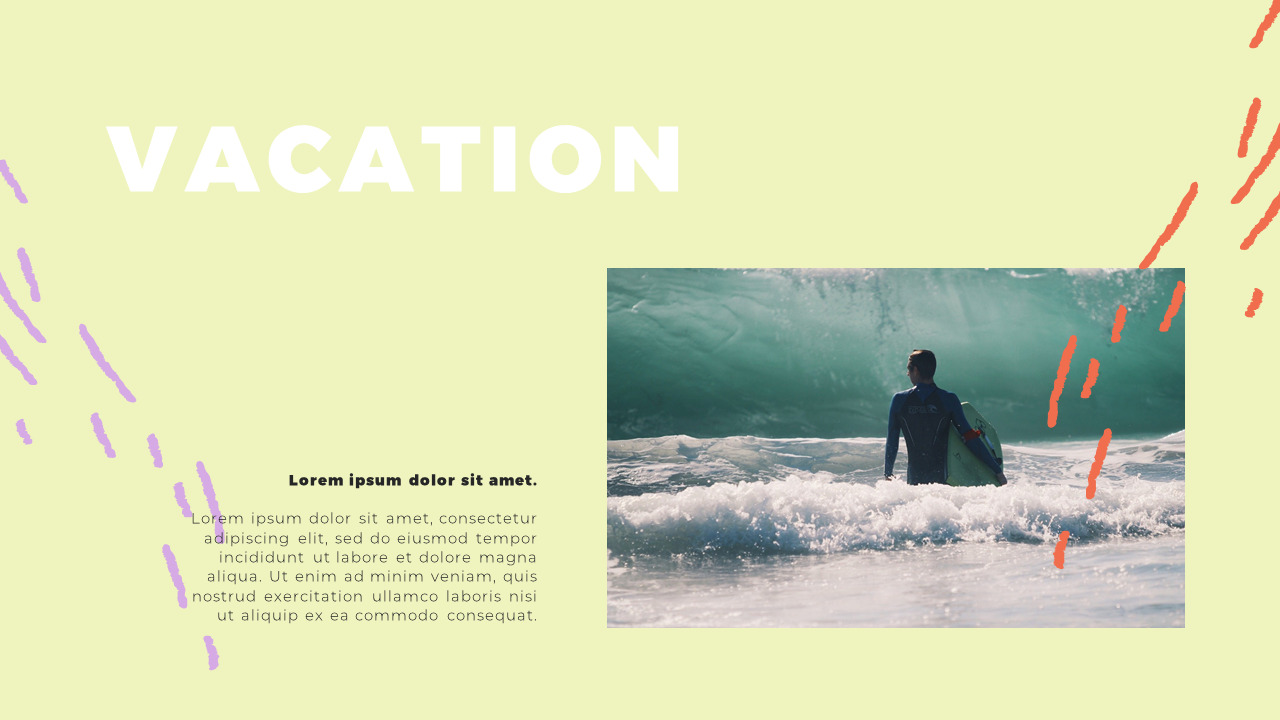 VACATION google slides template VACATION google slides template