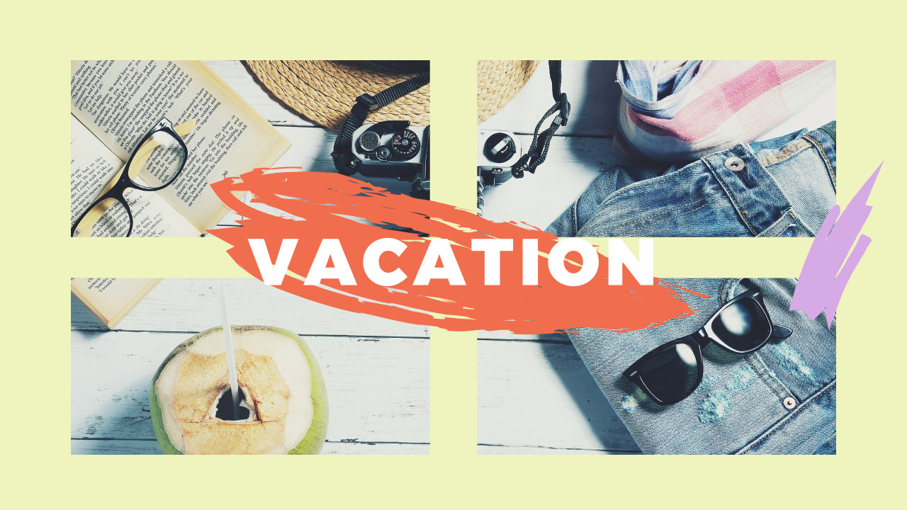 VACATION google slides template VACATION google slides template
