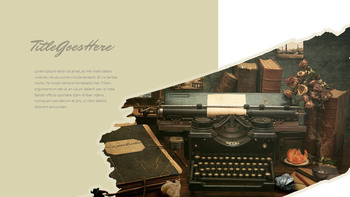 Vintage Typewriter Google Docs PowerPoint_28