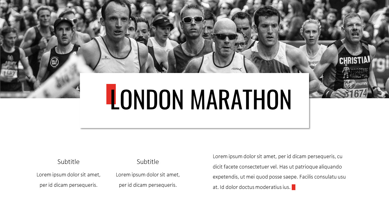 Marathon Google Slides TemplatesSports