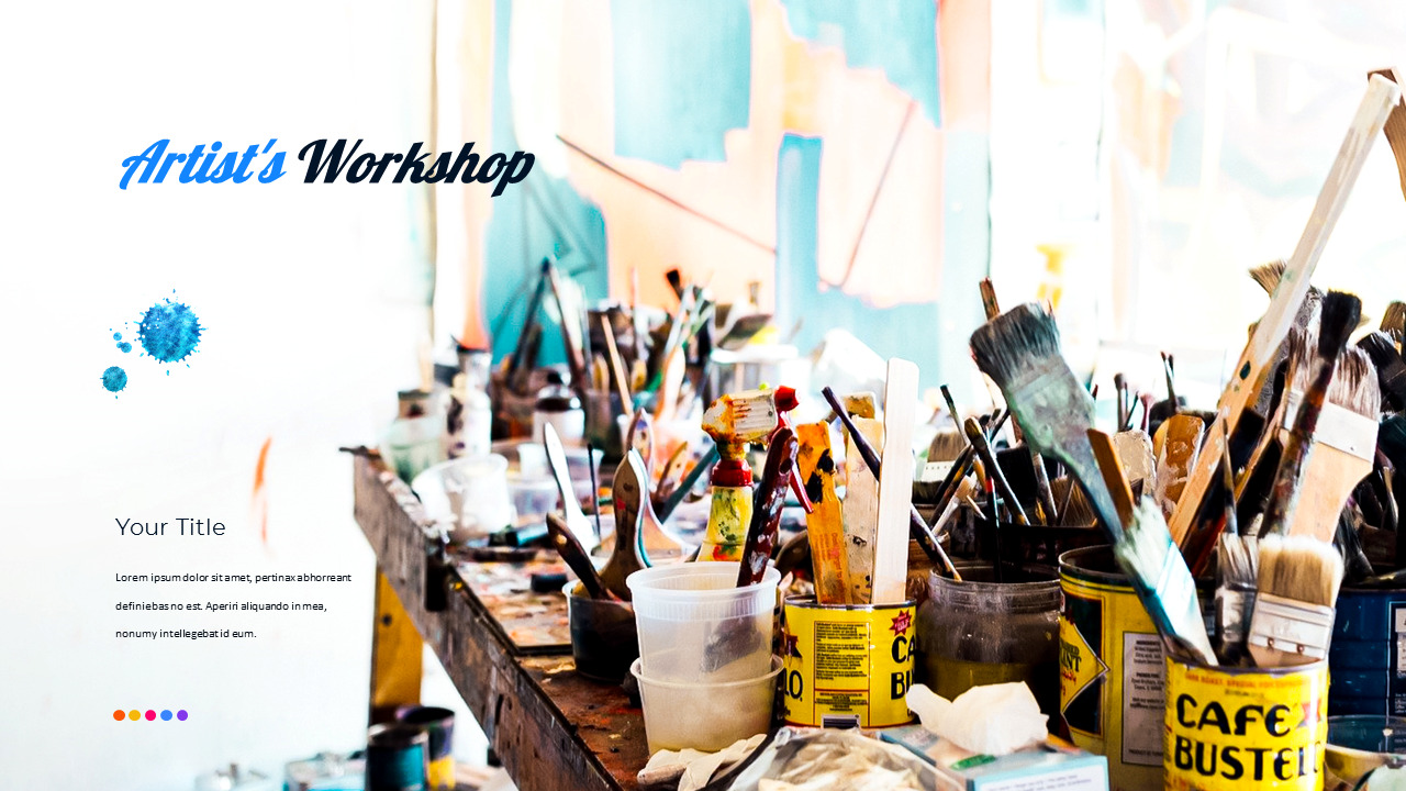 Art Painting Google Slides TemplatesLifestyle