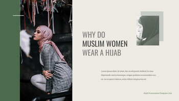 Hijab Conception de diapositives facile_04