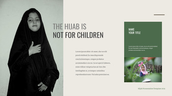 Hijab Conception de diapositives facile_10