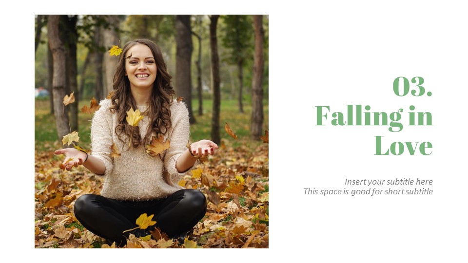 Simple Google Slides Templates - Fall in autumn