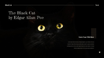 Black Cat slide template_12