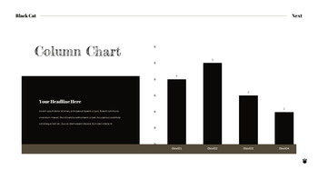 黑猫 幻灯片模板_34