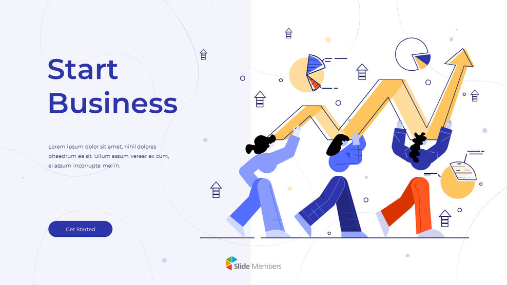 开始业务计划 演示文稿幻灯片PPT._01