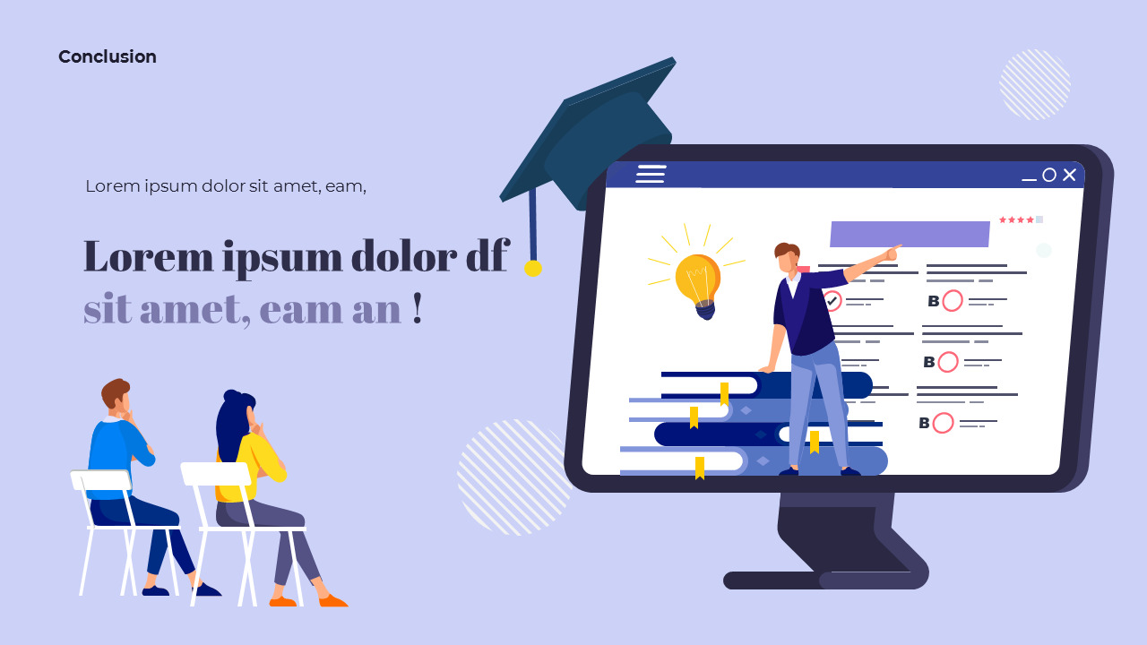 Online Education Simple PPT Templates
