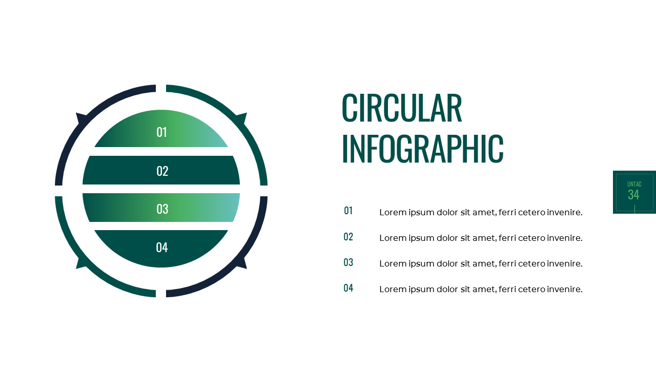 Untact Life slide template