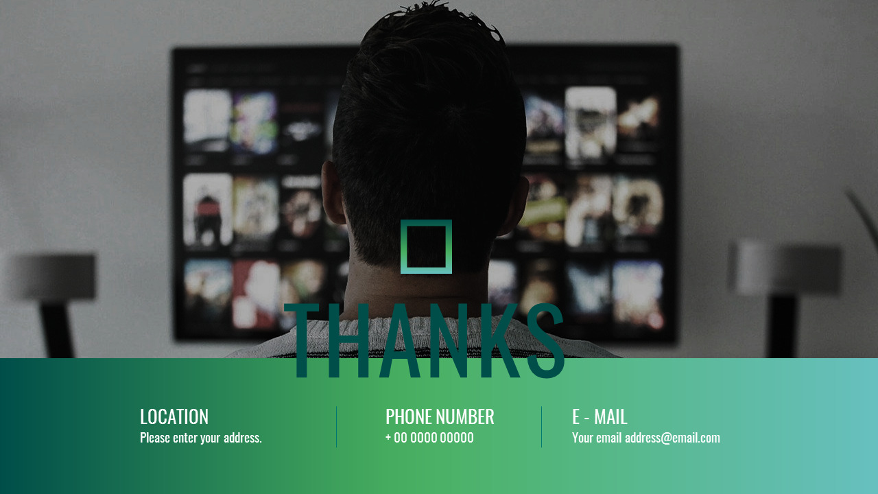 Untact Life slide template