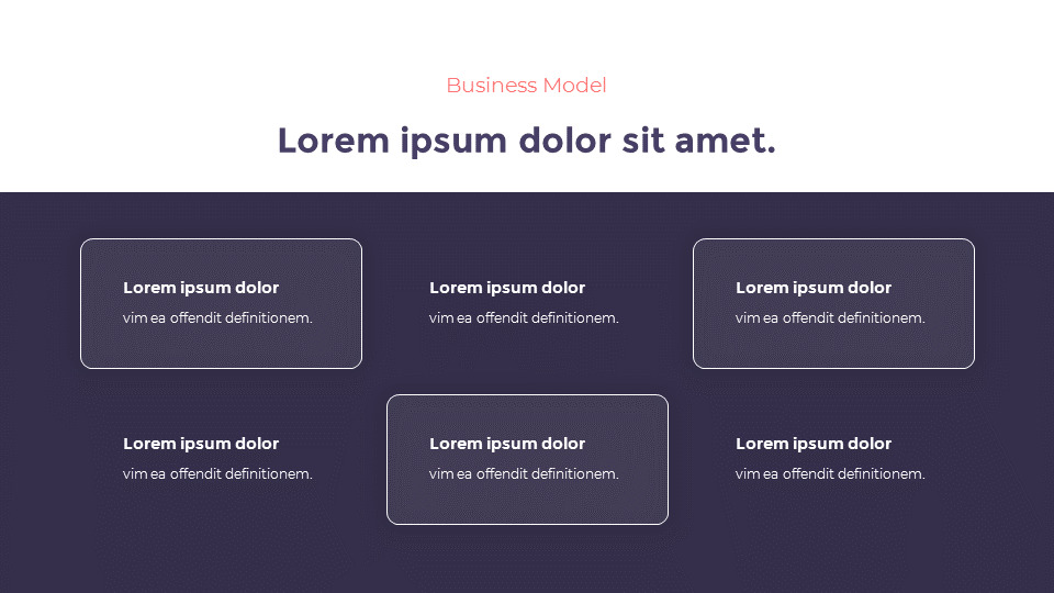 Modern Neon Glass Background Business startup presentation template ...