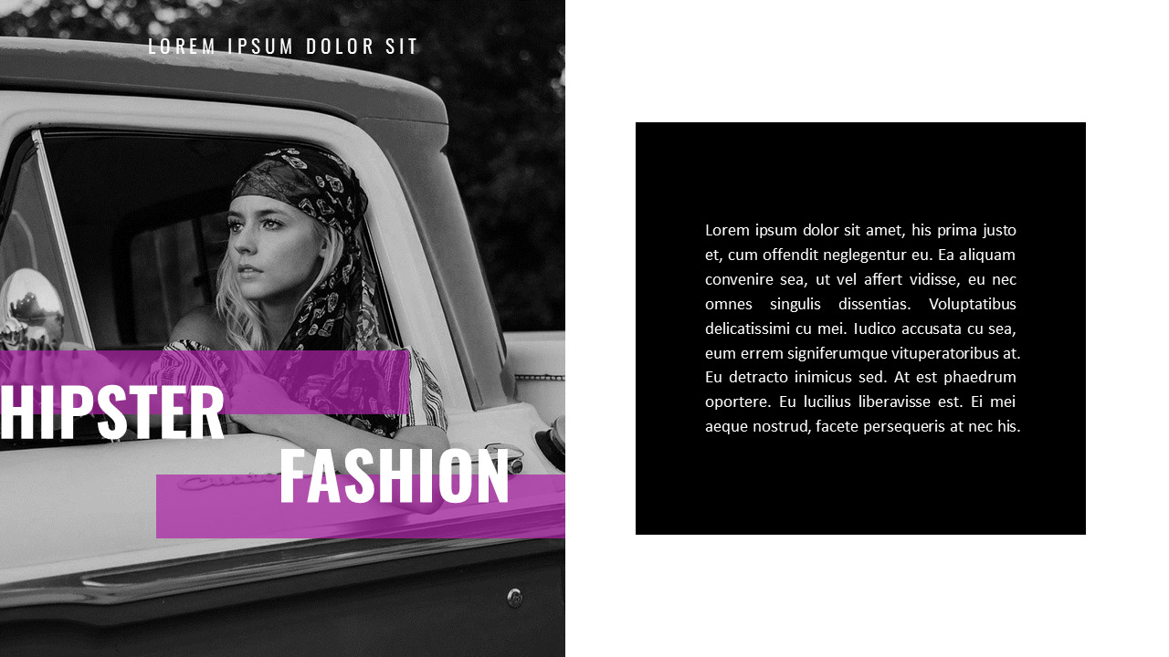 Hipster Lifestyle Google Slides Themes|Fashion